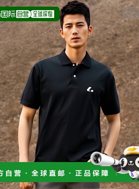 日本直邮LUCENT Uni Polo 衫黑色网球 XLP5099 短袖