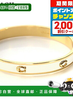 日本直邮Coach 手镯 女士422719 GLD 100 粉笔金 配饰
