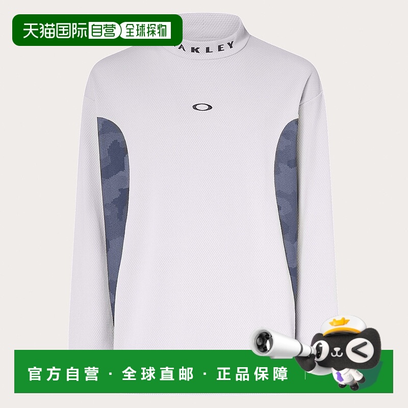 日本直邮Oakley Side Pt LS Mock Wide 运动上衣长袖速干内搭内衣