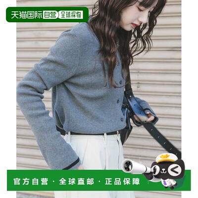 1h可退 日本直邮ITEMS URBANRESEARCH 女装 棉 配色罗纹 针织POLO