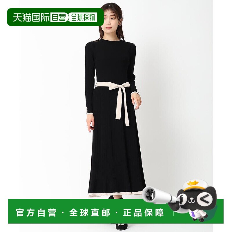 日本直邮MISCH MASCH 基础配色A字针织连衣裙 [MM437408 MI1814EW