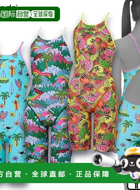 日本直邮Speedo Morgan Turns Kneeskin（女士）女士及膝/一体式S