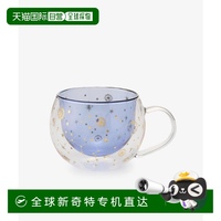 1h可退 日本直郵Afternoon Tea LIVING 耐熱雙層玻璃馬克杯/星空