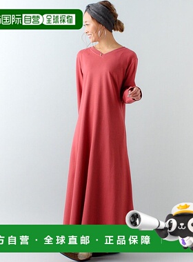 日本直邮JUNOAH A 系列长袖连衣裙 AM5609EW00821 连衣裙