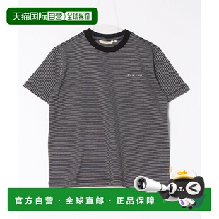 T恤 1h可退 多彩条纹短袖 女士别注款 BSG251L103002 日本直邮FARAH