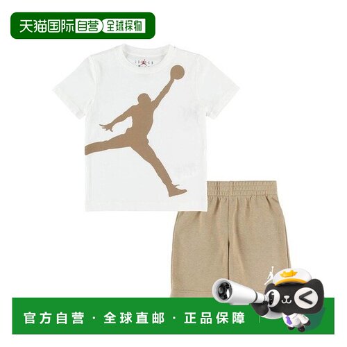 日本直邮Jordan 儿童105至120厘米套装乔丹JDB大跳人短裤套装