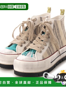 日本直邮Desigual 条纹运动鞋靴 [DE819BW18530]