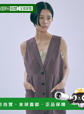 1h可退 日本直邮EN NEUME 女士深V领无袖连衣裙 95024