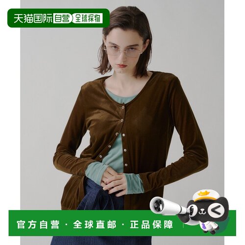日本直邮WHIMSIC 男女同款 多穿法透视丝绒开衫 K【付后1h可退】