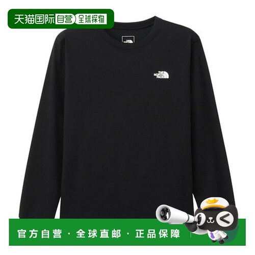 日本直邮THE NORTH FACE 女士长袖T恤 方形标志 NTW32442北面