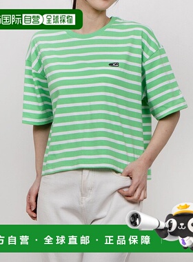 日本直邮 AWT 半袖补丁边框T恤 [AWT55074] 女士T恤速干短袖