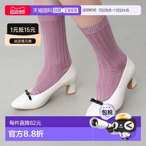 日本直邮Launa lea 607 Launalea [25AW] 杏仁鞋头丝带高跟鞋 (06