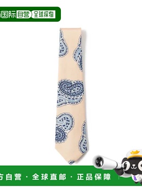 1h可退 日本直邮FRANCO BASSI 男士真丝佩斯利印花领带 215536003