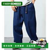 海军蓝直筒裤 日本直邮FREAK 纯色宽松系带牛仔裤 男款 STORE