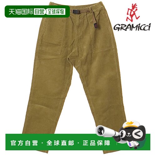 日本直邮GRAMICCI RIDGE 男士灯芯绒宽松锥形长裤 G6FM-P079 FW26