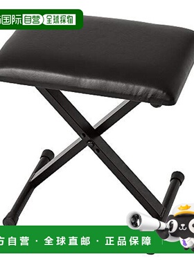 【日本直邮】korg乐器工具科音钢琴用X型椅子PC-110 BK黑色