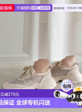 日本直邮RANDA 2WAY 透明感运动鞋 RA041BW14277 黑色厚底老爹鞋