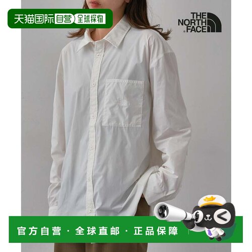 日本直邮THE NORTH FACE 旅行衬衫 NH8LP01 白色上衣