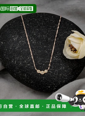 日本直邮日潮 agete 阿卡朵WEB限定K10 钻石项链