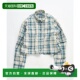 衬衫 1h可退 CO. 女士剪裁设计格纹短袖 日本直邮NAUTICA JEANS