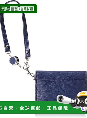 【日本直邮】Legat Largo Lineare LJ-E1511 带卷轴的卡包 Navy