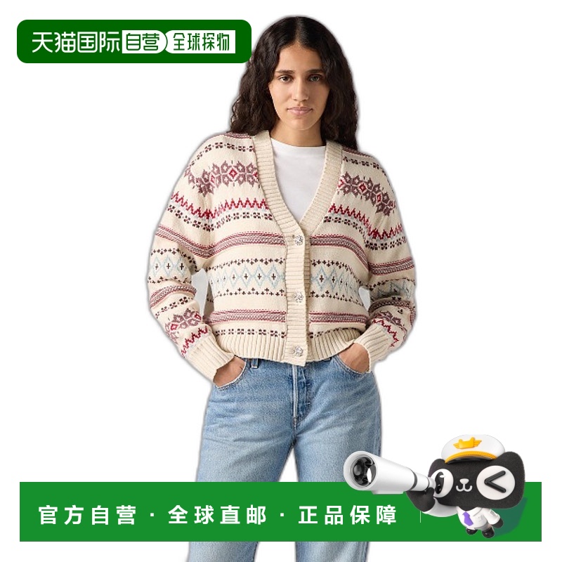 1h可退 日本直邮Levi's 女士温暖设计针织开衫 GALA FAIRISLE A88