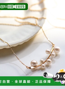 1h可退 日本直邮cui-cui 淡水珍珠 零落设计 颈链 K10YG 783204