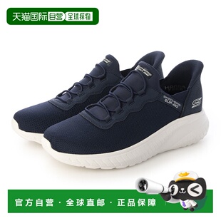 运动鞋 海军蓝针织衫 BOBS CHAOS 118300 SQUAD 日本直邮SKECHERS
