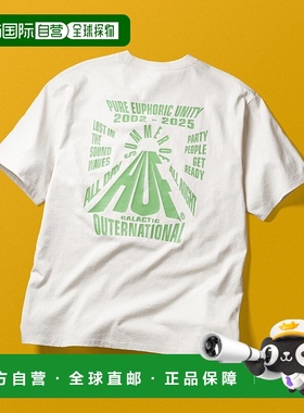 1h可退 日本直邮HUF 男女同款印花短袖T恤 25M_TS02450新款