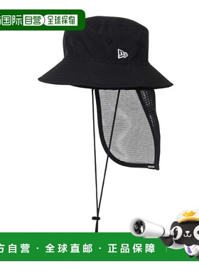 日本直邮NEW ERA 儿童冒险轻量防晒帽 Tech Surf [14110016] 黑色