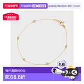 日本直邮日潮 宝石独特白金 均码 agete 阿卡朵K18钻石手链白色