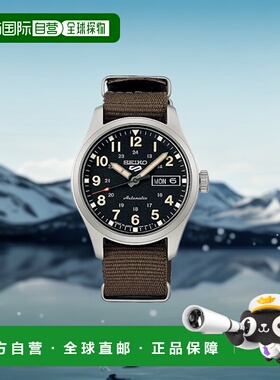 【日本直邮】SEIKO精工Field 时尚运动机械表 自动上弦 黑色SBSA2