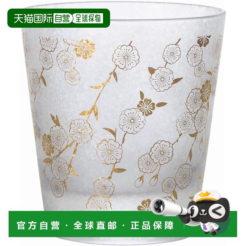 【日本直邮】ADERIA 和风枝垂樱图案威士忌杯 210ml 6062礼物