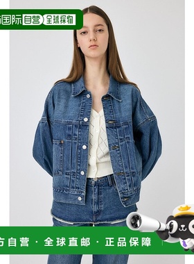 日本直邮MOUSSY TUCK SLEEVE 丹宁夹克 [MO1164EW035138] 米色