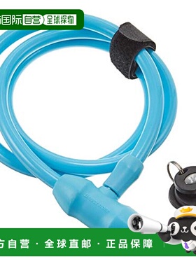 【日本直邮】普利司通 钢丝锁 防护款 蓝色&Phi;12×120cm自行车