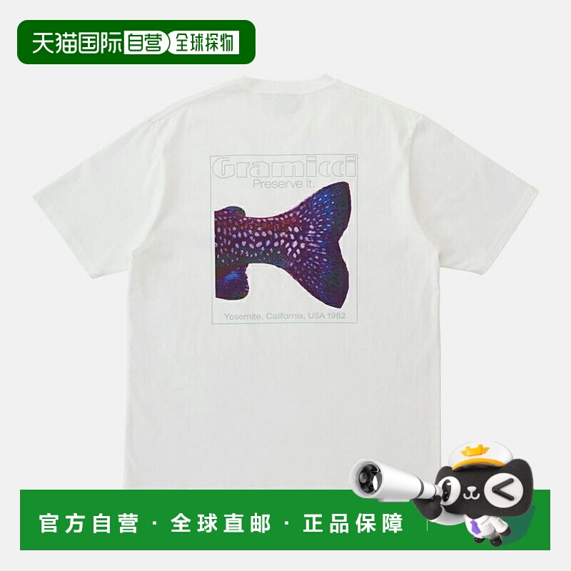 日本直邮GRAMICCI 鳟鱼尾T恤 G5FU-T090