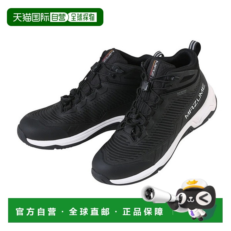 日本直邮Mazume MZSH-743 Mazume 粗糙水甲板鞋 高帮黑色 M