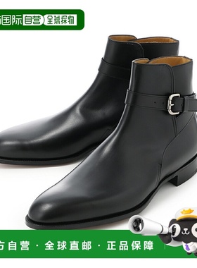 日本直邮Edward Green Lambourne E 黑色小牛皮短靴马靴男士黑色