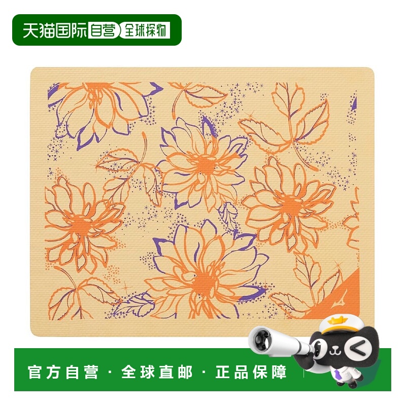 日本直邮MIZUNO 寺川绫系列吸水花柄游泳毛巾 34×44cm N2JYC5084