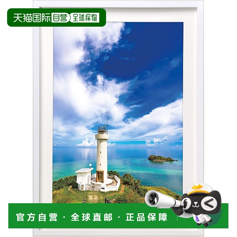 【日本直邮】Hakuba 压克力板框架 木制 FWMM01-WTA3N 白色