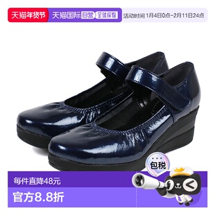 日本直邮女式高跟鞋不痛柔软不掉抗菌消臭美脚带带子坡跟鞋底鞋女