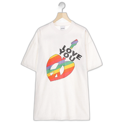 1小时内可退 日本直邮READYMADE 男女同款PEACE印花T恤 RECOWH000