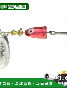 【日本直邮】Rapala Blue Fox Bibrax Shad Spinner 4克 红色/银