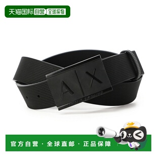 日本直邮Armani Exchange 男士黑色腰带 951019 cc507 00020