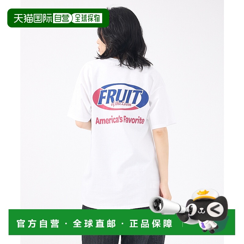 1h可退 日本直邮FRUIT OF THE LOOM 男女同款 USA棉舒适T恤 轻薄