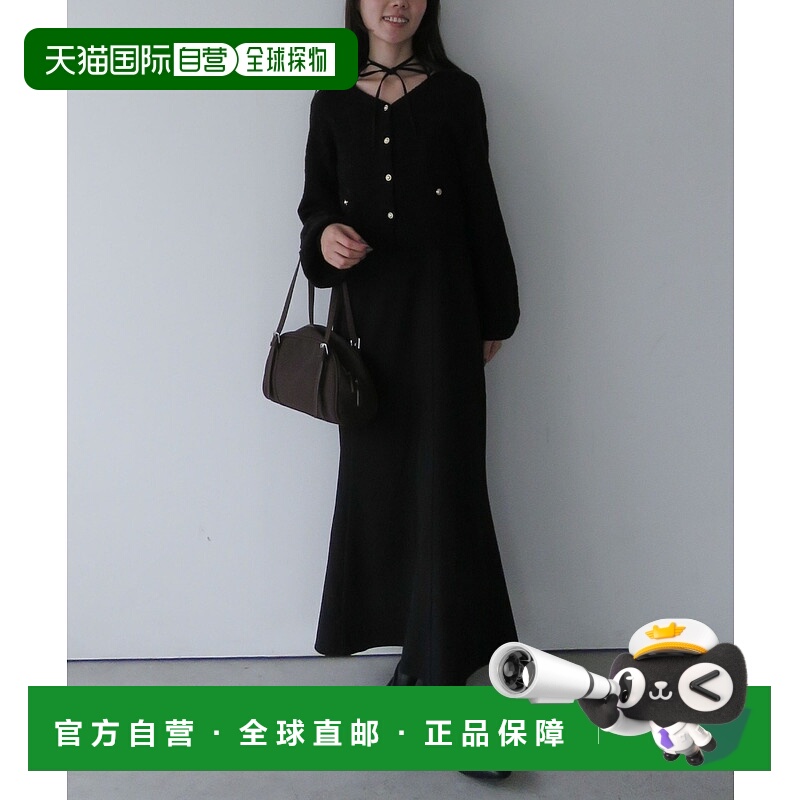 1h可退 日本直邮archives女士金扣针织开衫×垂感美人鱼吊带连衣