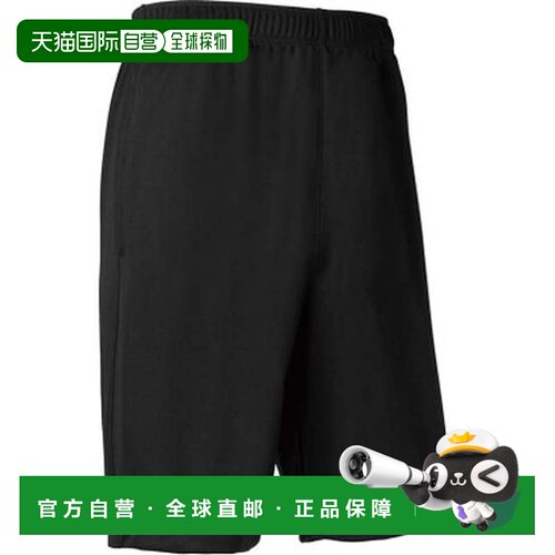 日本直邮UNDER ARMOUR 安德玛UA团队紧身短裤（黑/白）