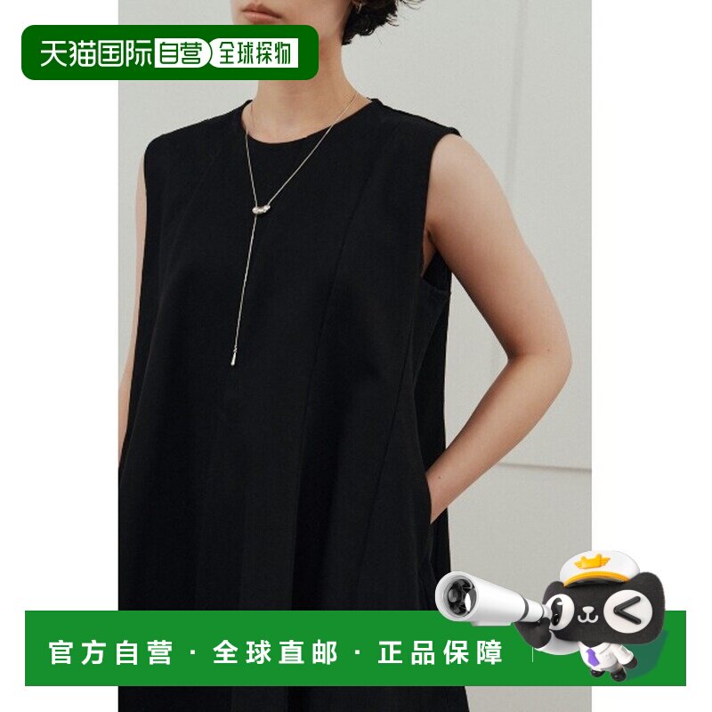 日本直邮STYLEMIXER 女装 牛仔拼接喇叭中长款背心 500JSB101501 - 实物图