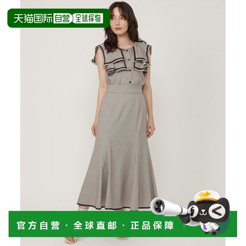 日本直邮Swingle 女士 美鱼尾裙 高腰褶边设计 20072612305074
