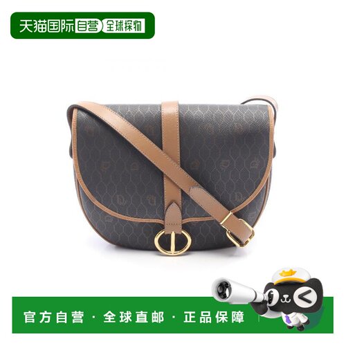 日本直邮中古二奢Dior迪奥女包B级9新honeycomb涂层/防水帆布斜挎